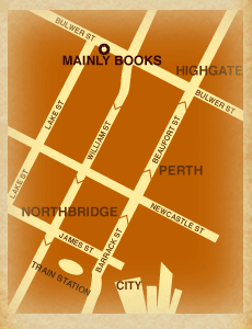Street map of Mainly Books